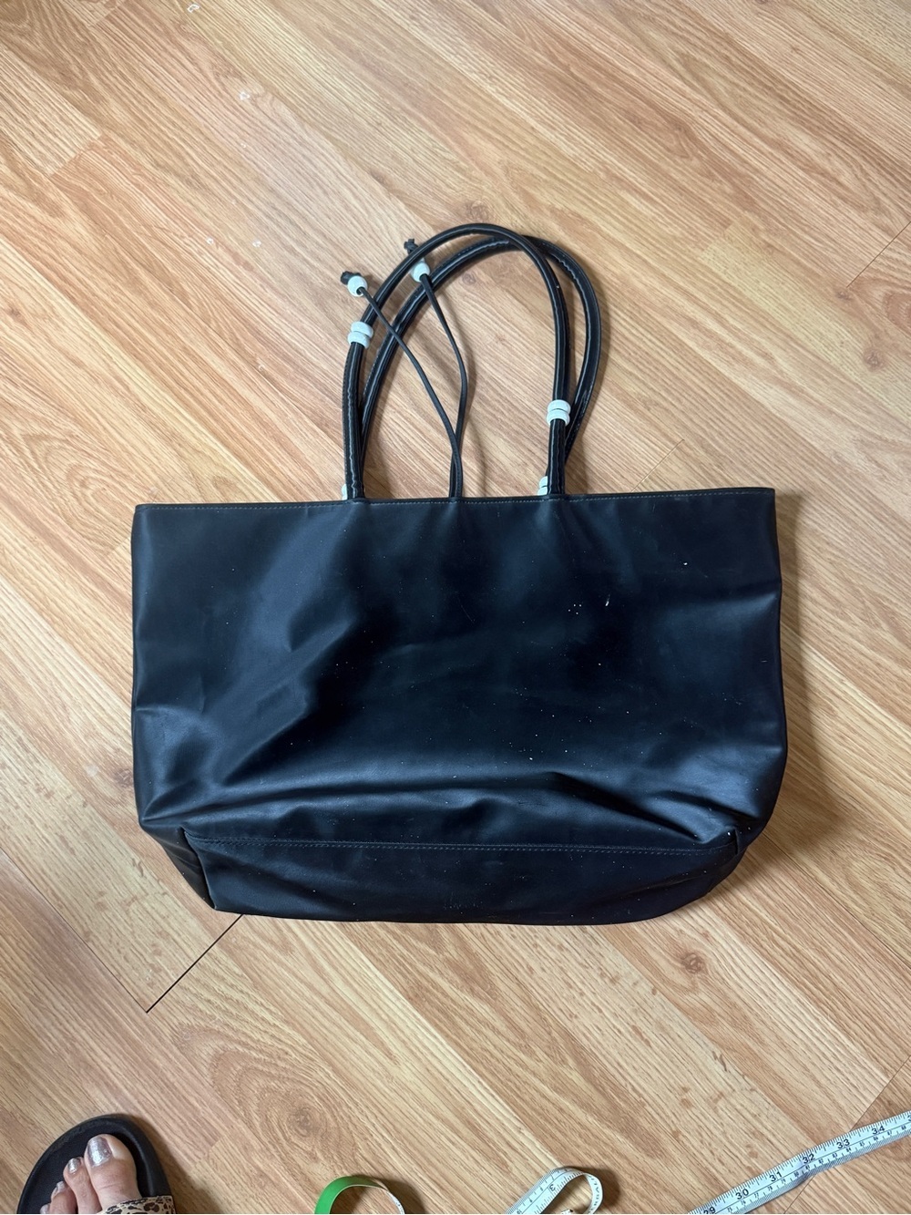 Givenchy Black Tote with Contrast Bead Handles - Picture 6 of 7